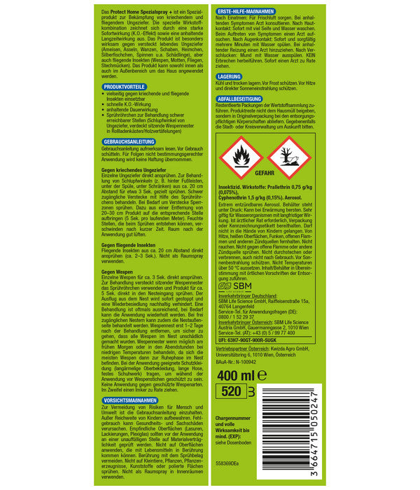  PROTECT HOME Forminex Spezial Spray, 400 Ml