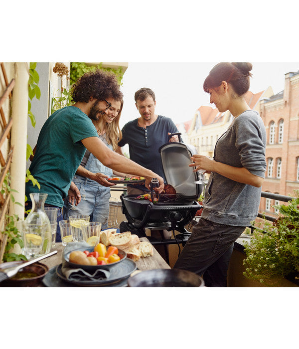  Weber Elektrogrill Q 2400, Mit Stand, Dark Grey