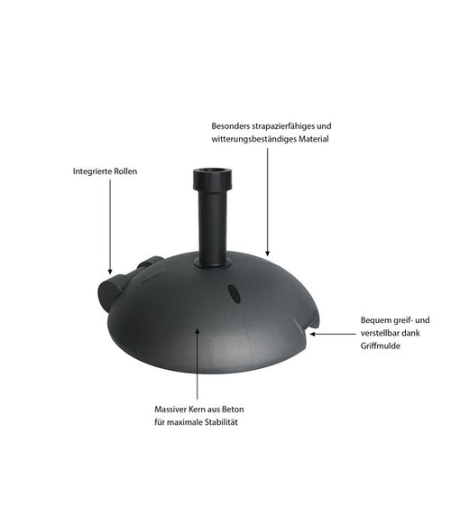  Beo Design-Schirmständer, 40 Kg