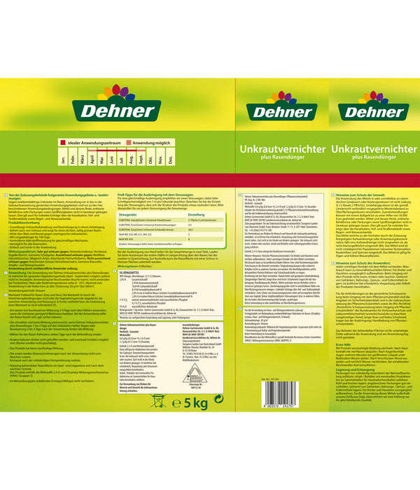  Dehner Unkrautvernichter + Rasendünger