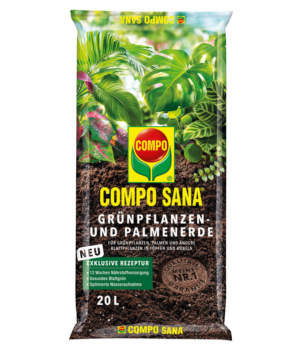  COMPO SANA Grünpflanzen- Und Palmenerde, 20 L