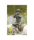  Rottenecker Bronzefigur Flötenspieler