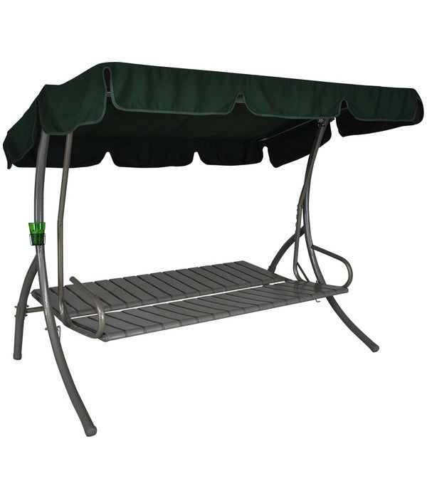  Angerer Hollywoodschaukel Trend, Design Korfu Grün, 3-Sitzer
