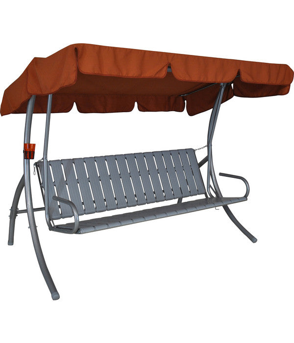  Angerer Hollywoodschaukel Trend, Design Korfu Terra, 3-Sitzer