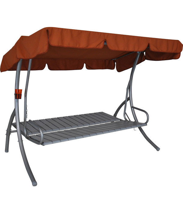  Angerer Hollywoodschaukel Trend, Design Korfu Terra, 3-Sitzer