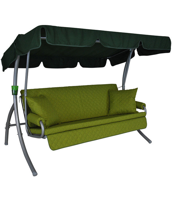  Angerer Hollywoodschaukel Trend Joy Apfelgrün, 3-Sitzer