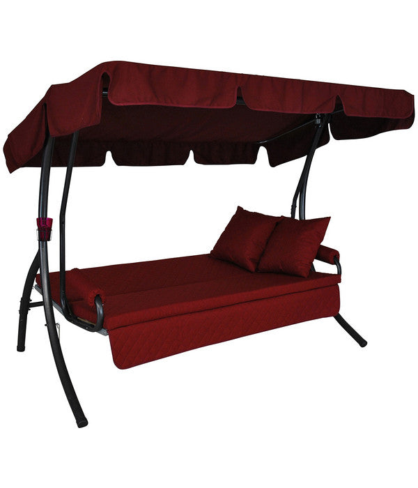 Angerer Hollywoodschaukel Trend Joy Bordeaux, 3-Sitzer