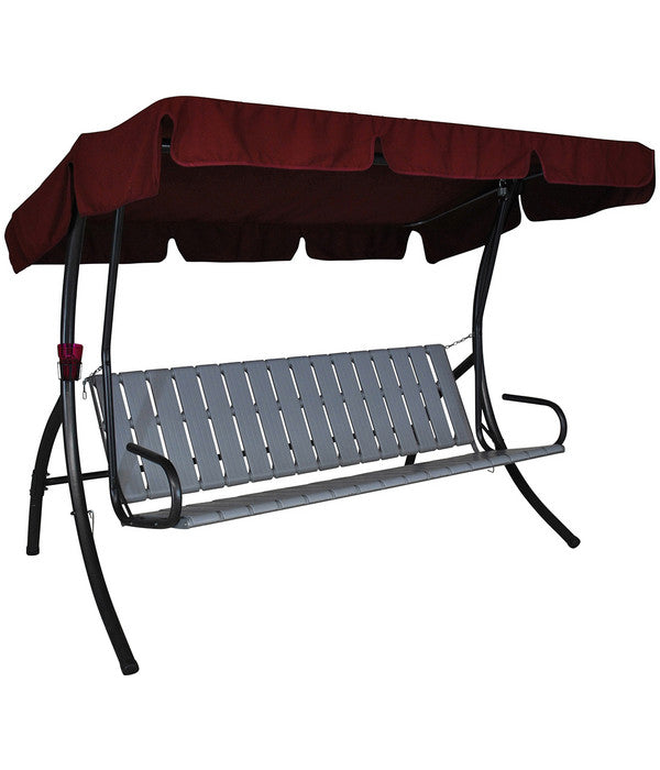  Angerer Hollywoodschaukel Trend Joy Bordeaux, 3-Sitzer