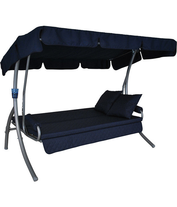  Angerer Hollywoodschaukel Trend Joy Marineblau, 3-Sitzer