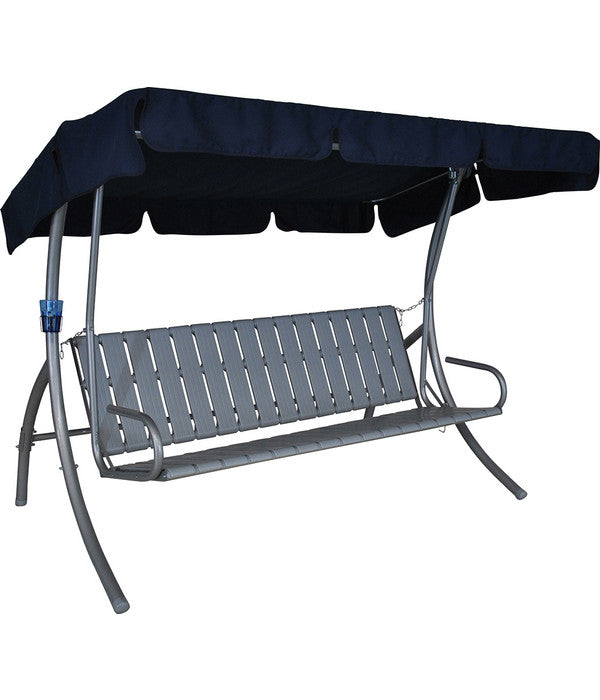 Angerer Hollywoodschaukel Trend Joy Marineblau, 3-Sitzer