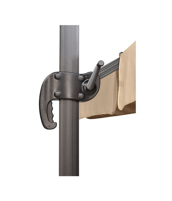  Schneider Classics Sonnenschirm Rhodos, Holzoptik, Quadratisch Ca. B300/T300 Cm