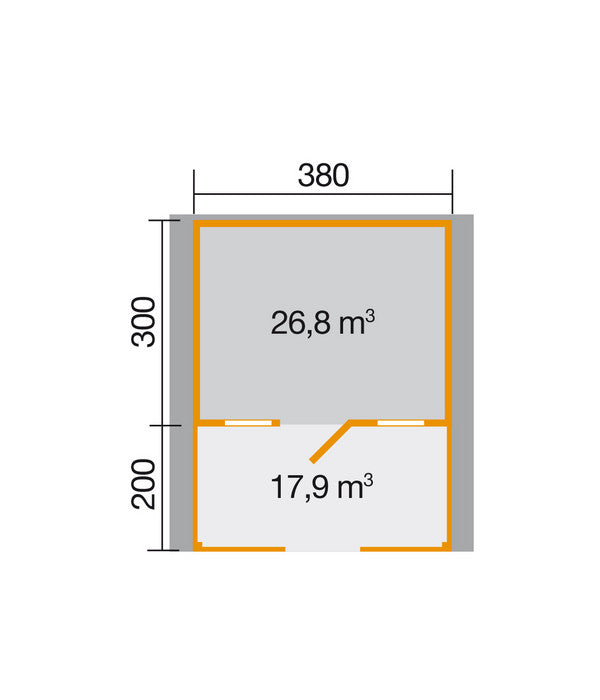  Weka Gartenhaus 110 Gr. 1