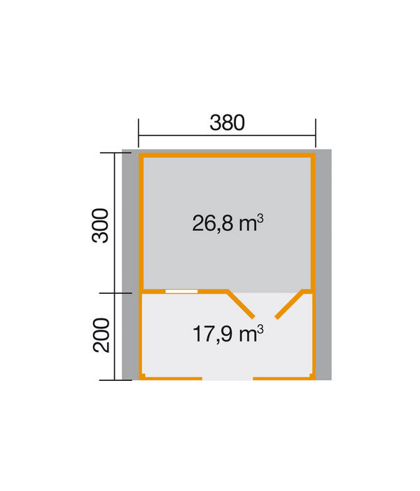 Weka Gartenhaus 136 Gr. 1