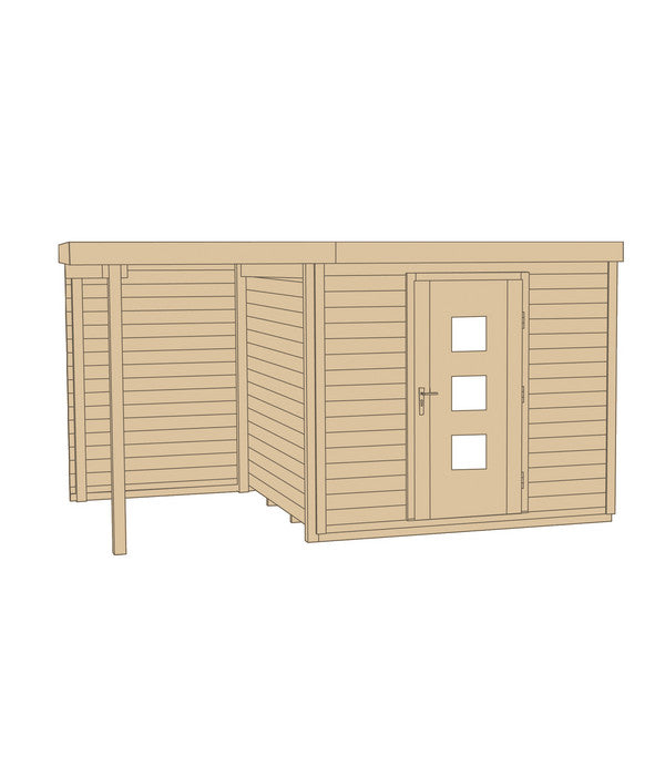  Weka Designhaus WekaLine 413 A Gr.2, Ca. B460/H244/T310 Cm