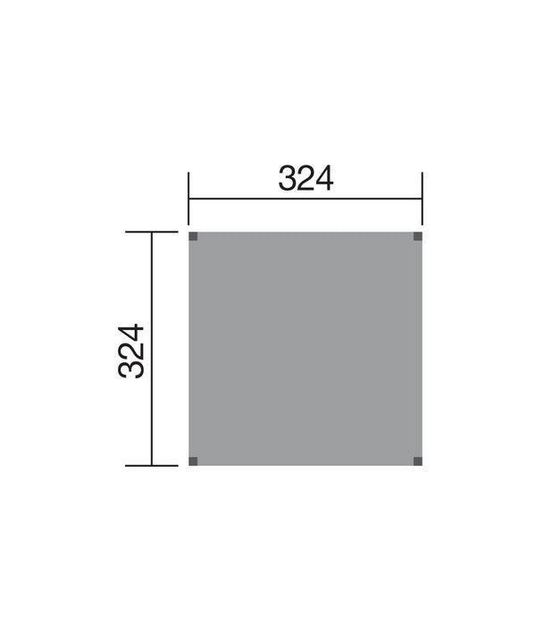  Weka Gartenoase 235, Ca. B324/H242/T324 Cm