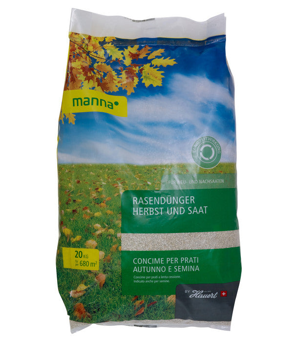  Manna Rasendünger Herbst Und Saat, 20 Kg