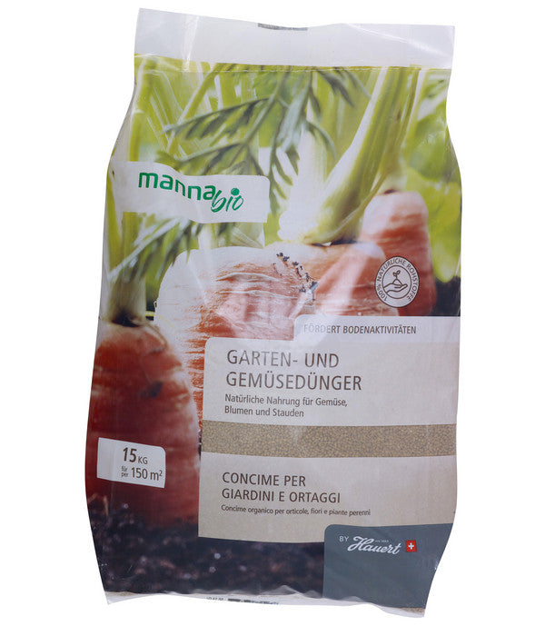  Manna Bio Garten- Und Gemüsedünger, 15 Kg