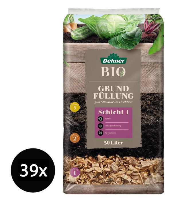  Dehner Bio Hochbeet Grundfüllung, 39 X 50 Liter