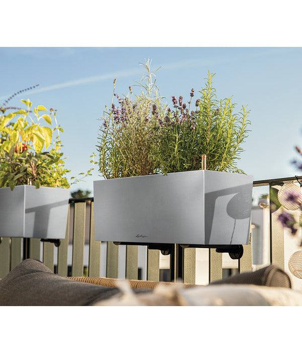  LECHUZA® Edelstahl-Kasten Balconcera Steel, Rechteckig