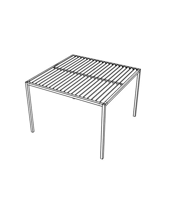  Siena Garden Schattenmanufaktur® Pergola Basis Vivera, Ca. B320/H220/T320 Cm