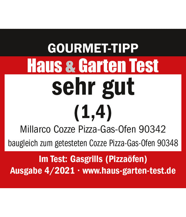  Cozze Gas-Pizzaofen, Inkl. Pizzastein