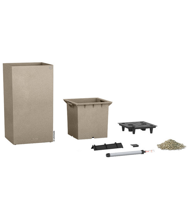  LECHUZA® Kunststoff-Topf Canto Stone, Quadratisch