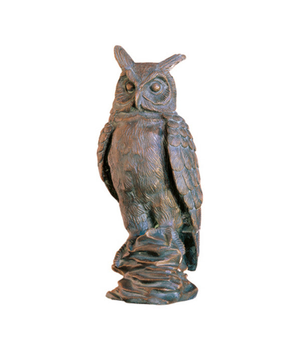  Rottenecker Bronze-Eule, 13 X 15 X 37 Cm
