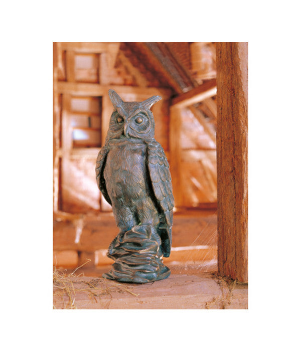  Rottenecker Bronze-Eule, 13 X 15 X 37 Cm
