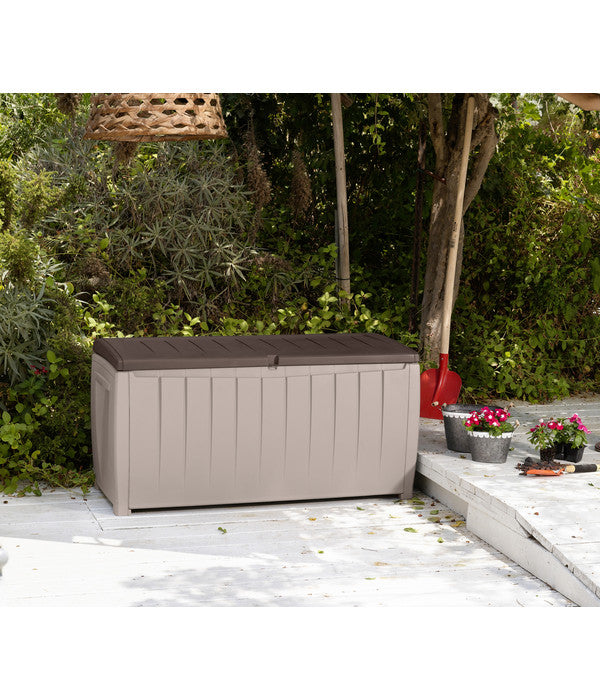  Keter Aufbewahrungsbox Novel, 340 Liter, Ca. B124/H62,5/T55 Cm