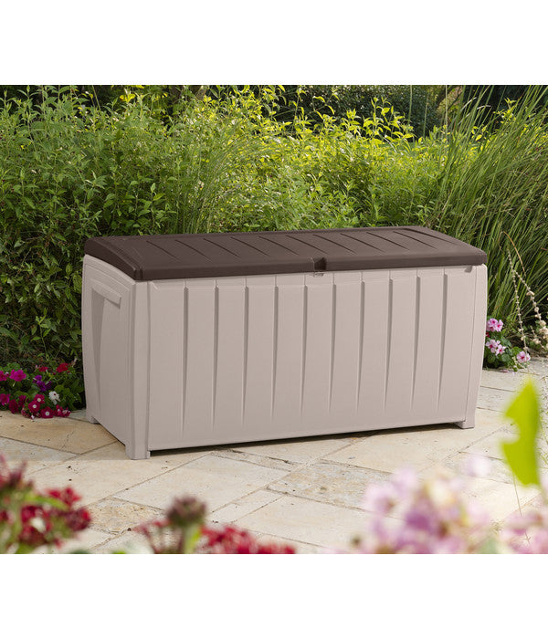  Keter Aufbewahrungsbox Novel, 340 Liter, Ca. B124/H62,5/T55 Cm