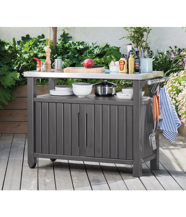  Tepro Grill- Beistelltisch, 2-türig