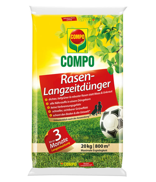 COMPO Rasen-Langzeitdünger, 20 Kg