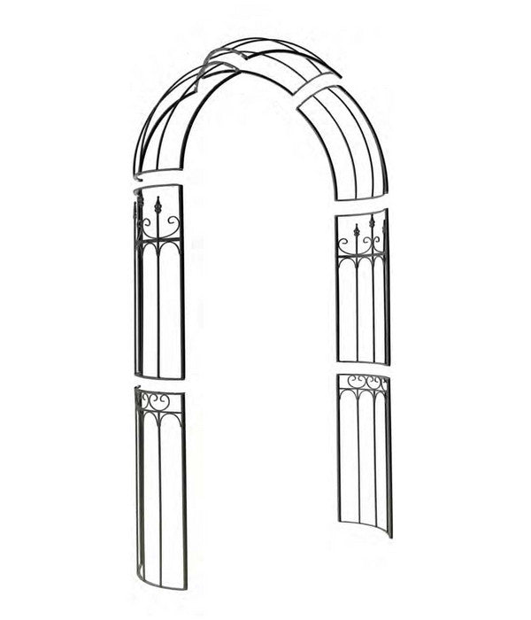  Dehner Metall-Rosenbogen Alina, Ca. B132/H233/T38 Cm