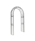  Dehner Metall-Rosenbogen Alina, Ca. B132/H233/T38 Cm