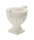  Fantasieco Stein-Vase Baden, Weiß, Ca. Ø45/H42 Cm