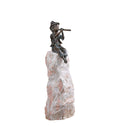  Rottenecker Bronze-Figur Antonio Auf Rosario, Wasserspeiend