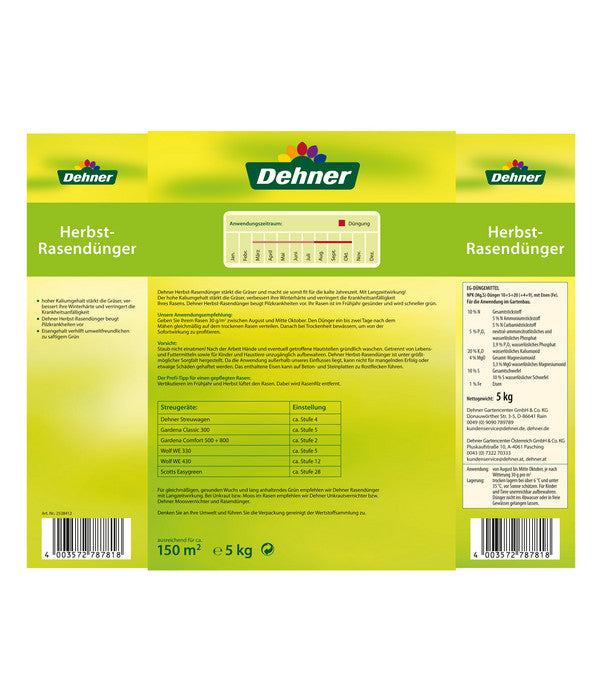  Dehner Herbst-Rasendünger