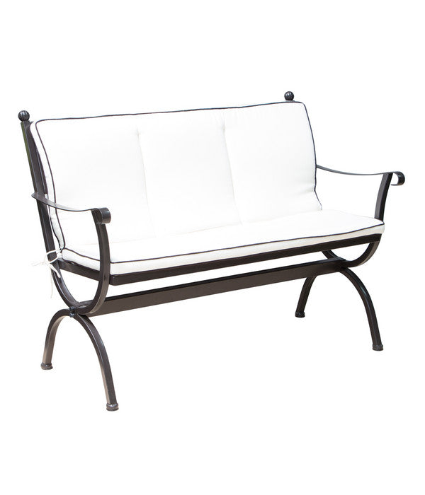  MBM Bankauflage Romeo, 2-Sitzer, Ca. B101/H5/T55 Cm