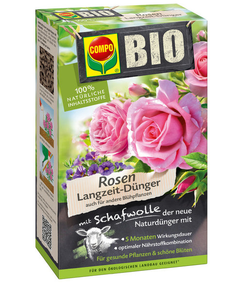  COMPO BIO Rosen Langzeit-Dünger Mit Schafwolle