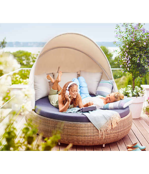  Dehner Sunlounger Florida, Ca. B160/H70/T220 Cm