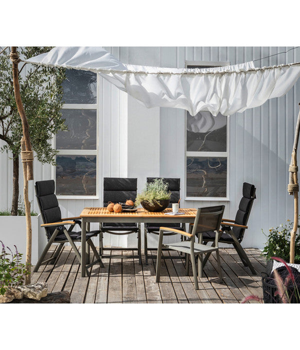  Dehner Teak-Ausziehtisch Colmar, Ca. B152-210/H76/T89 Cm