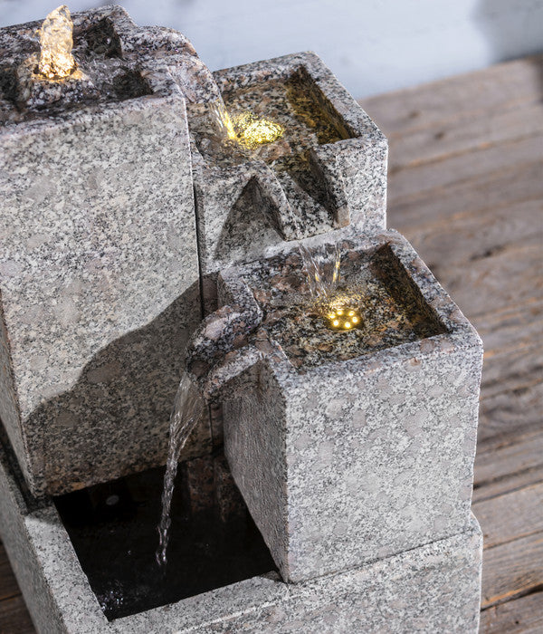  Dehner Granit-Gartenbrunnen Cascada, Ca. H65 Cm