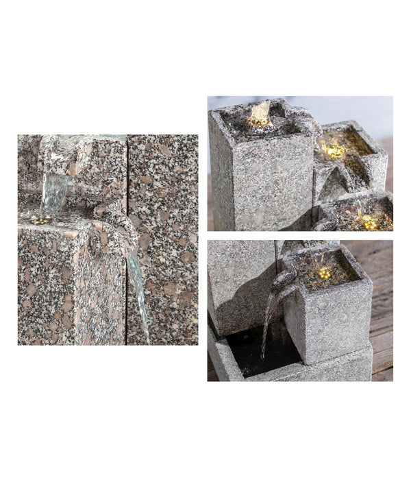  Dehner Granit-Gartenbrunnen Cascada, Ca. H65 Cm