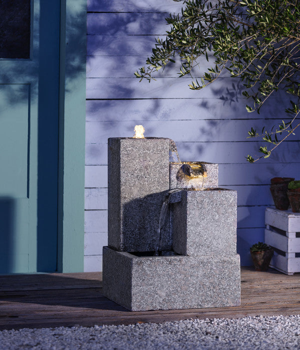  Dehner Granit-Gartenbrunnen Cascada, Ca. H65 Cm