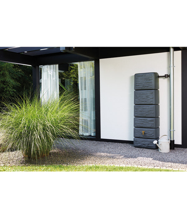  4rain SLIM Wandtank, Graphit, 330 Liter