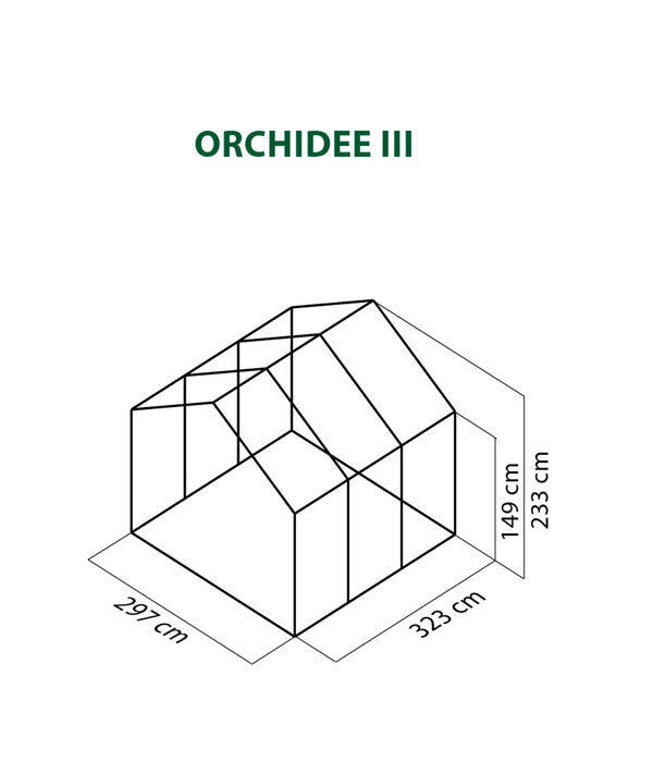  KGT Gewächshaus Orchidee III