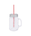  Outdoorbecher Mit Halm, 450 Ml