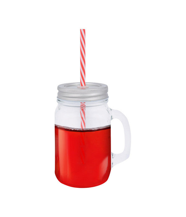  Outdoorbecher Mit Halm, 450 Ml