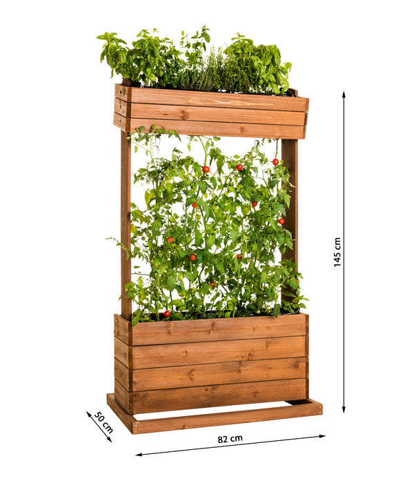  Hecht Hochbeet Cube 2, Ca. B82/H145/T50 Cm