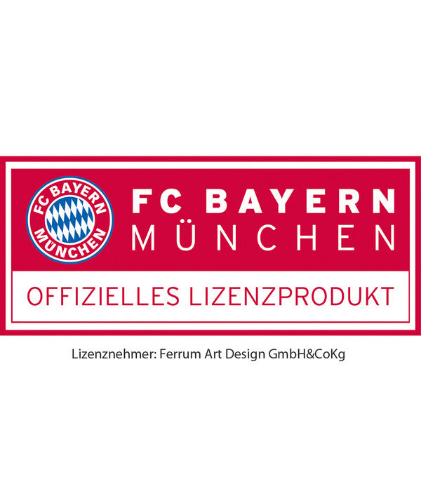  Ferrum FCB Feuerkorb Mia San Mia, Eckig, Rost, Ca. B40/H70/T40 Cm
